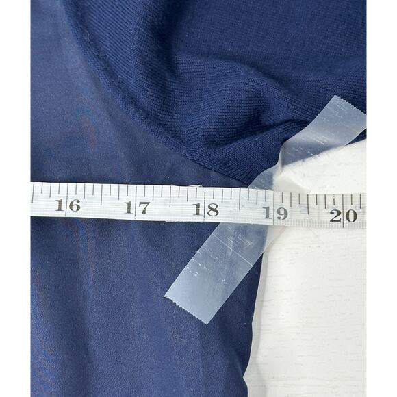 Hobbs London Shift Dress Blue Long Sleeve Collared Work Office Professional 4 - Picture 10 of 12